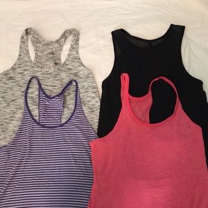 4 lululemon tanks